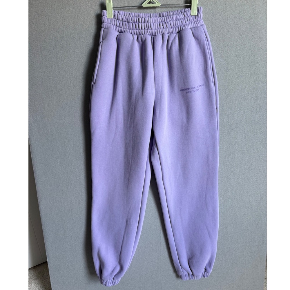 Comfrt Comfort Collection Pastel Edit Lavender Purple Fleece Jogger Sweatpant XS